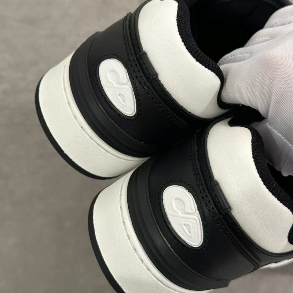 Black and White B57 Dribble Low-Top Sneaker Designer Sneakers for Men