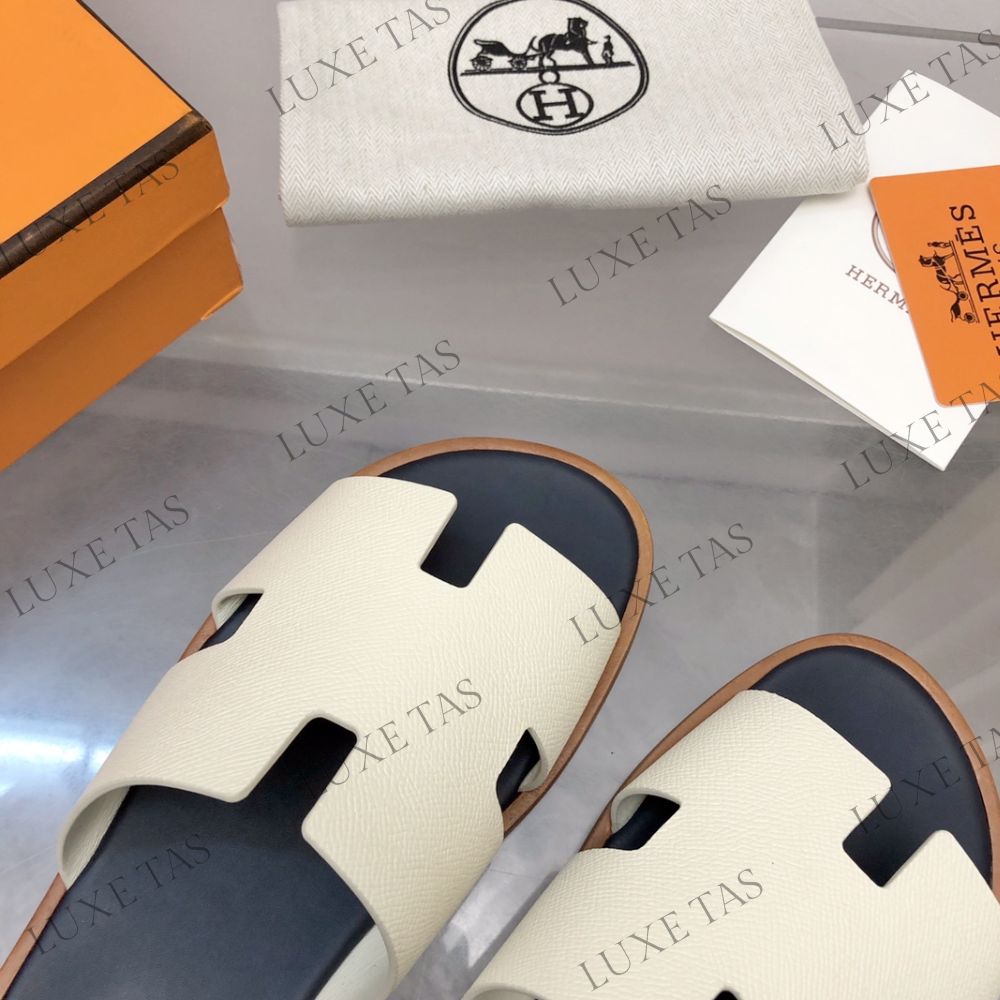 Blanc Gomme / Bleu Céleste Izmir Sandal