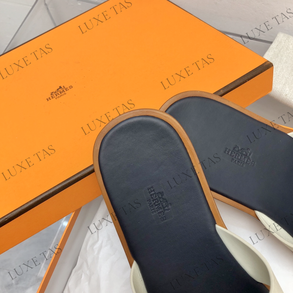 Blanc Gomme / Bleu Céleste Izmir Sandal