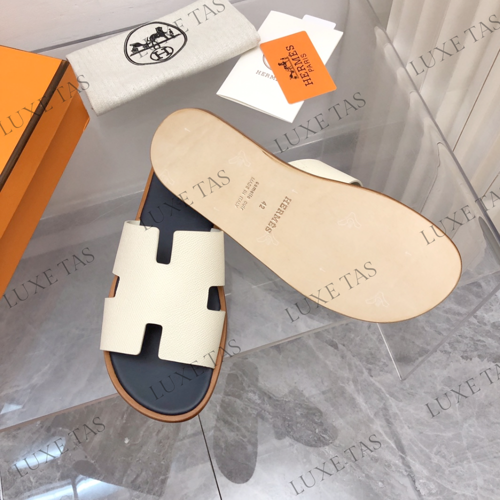 Blanc Gomme / Bleu Céleste Izmir Sandal