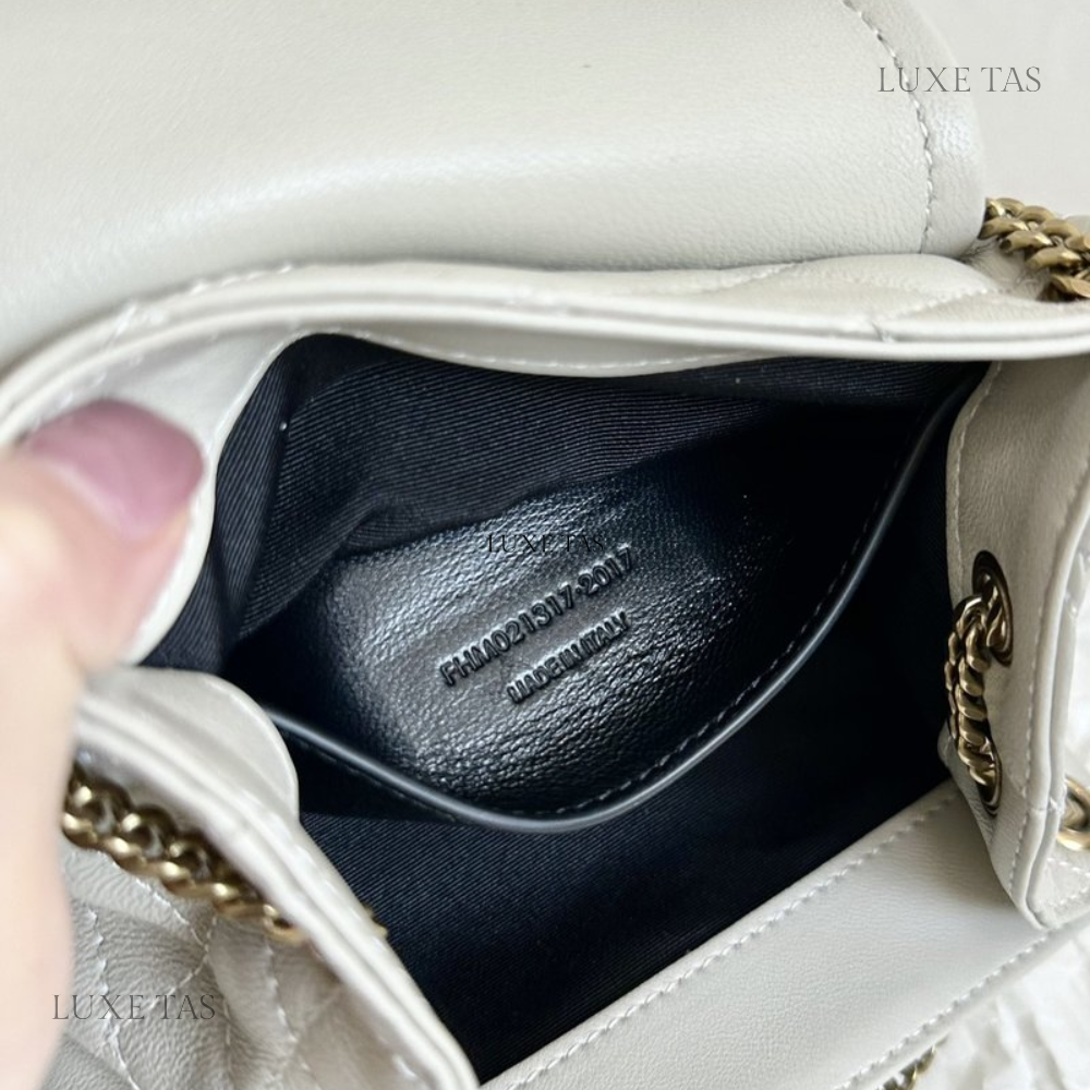 Blanc Vintage Mini Nolita In Lambskin - Leather Crossbody Bag for Women