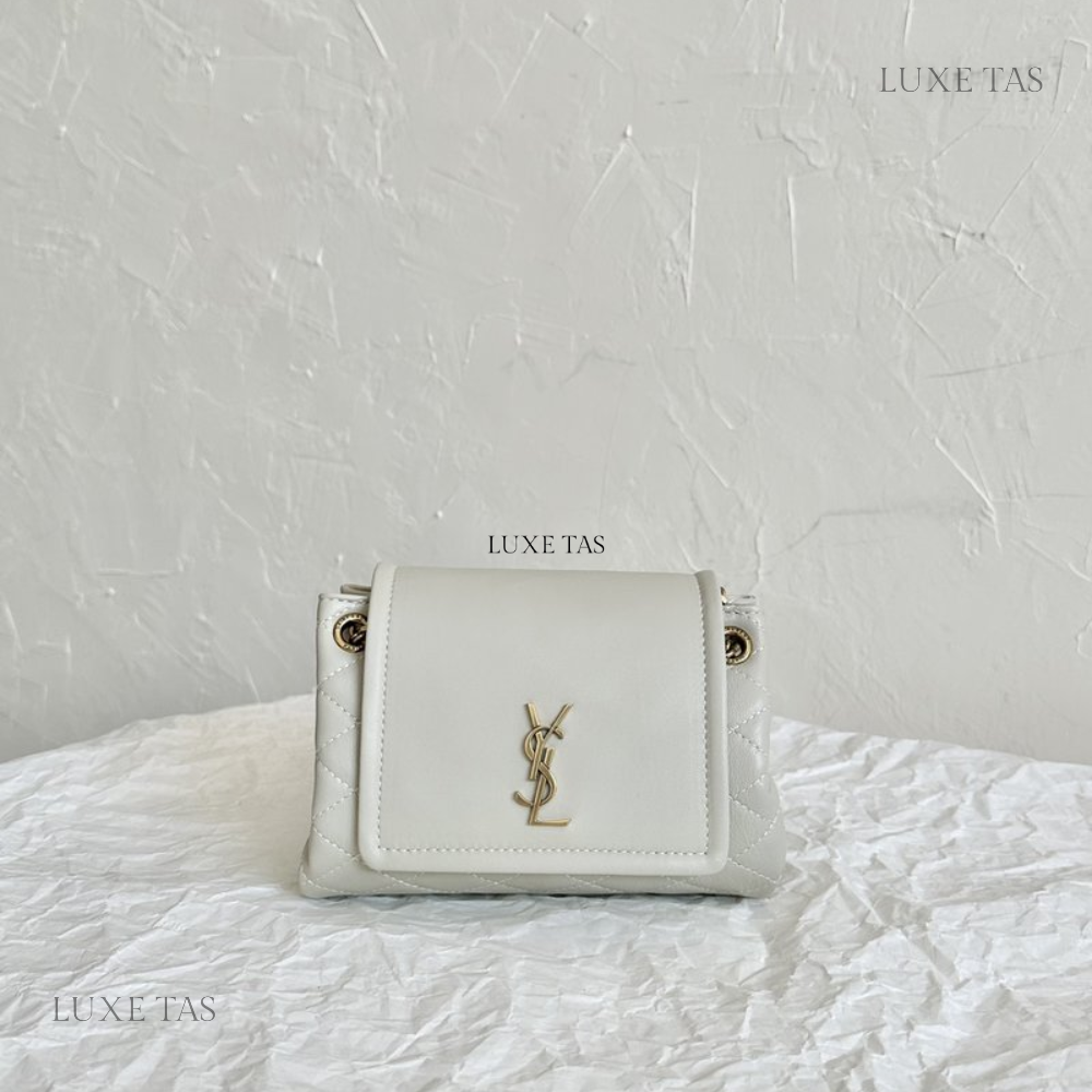 Blanc Vintage Mini Nolita In Lambskin - Leather Crossbody Bag for Women