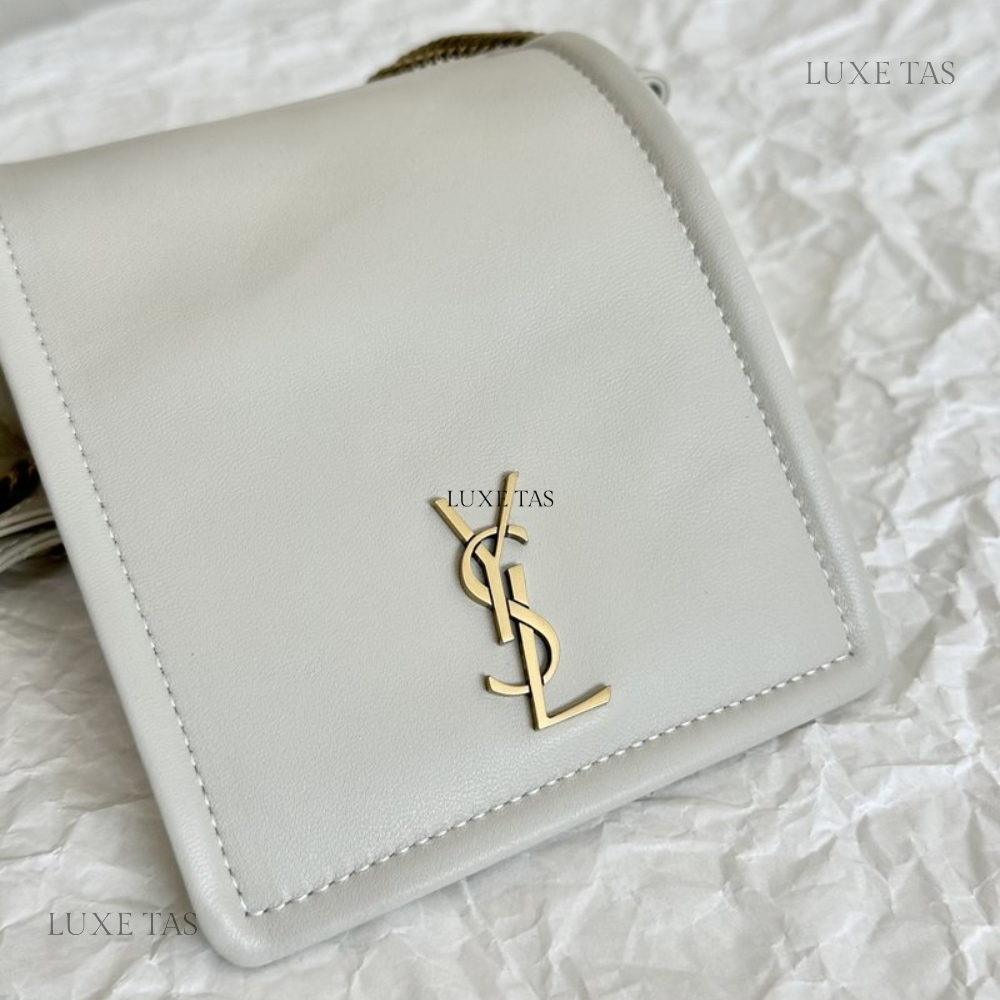 Blanc Vintage Mini Nolita In Lambskin - Leather Crossbody Bag for Women