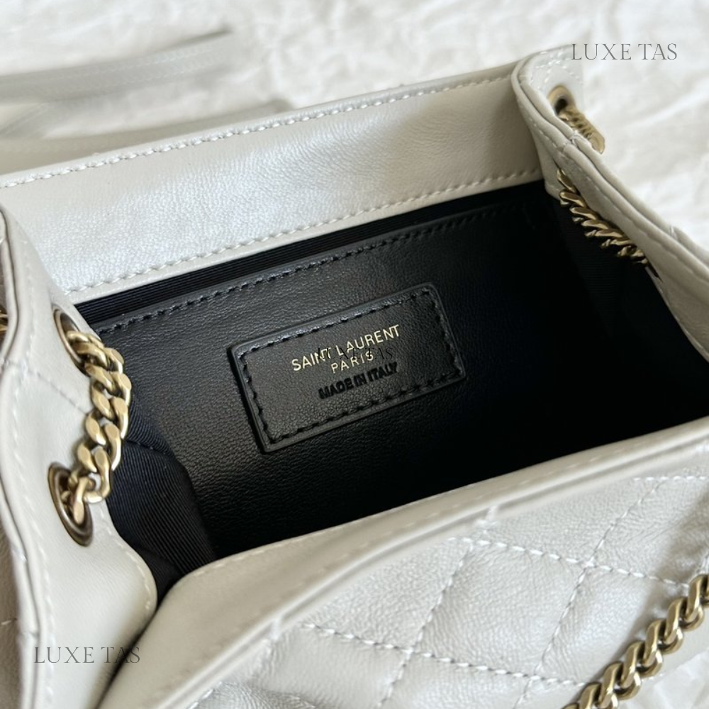 Blanc Vintage Mini Nolita In Lambskin - Leather Crossbody Bag for Women