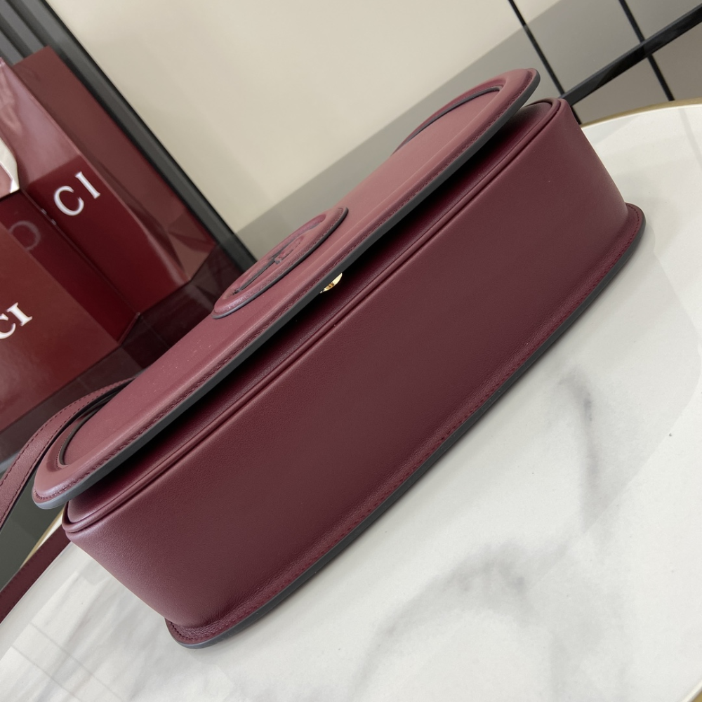 Blondie Medium Top Handle Bag Rosso Ancora Red Leather Handbag for Women