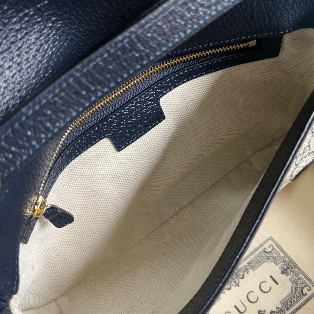 Blondie Shoulder Bag Beige & Blue