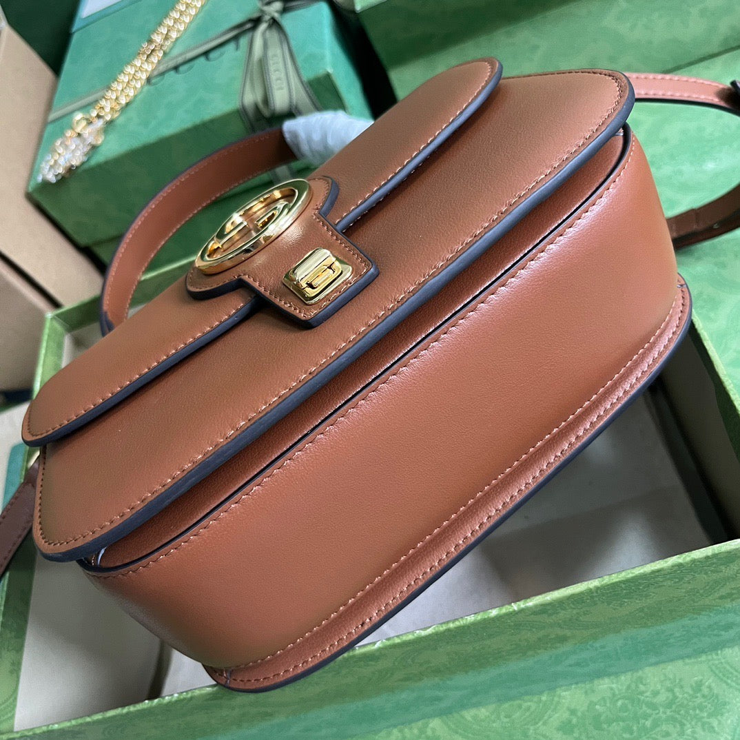 Blondie Small Top Handle Bag Brown