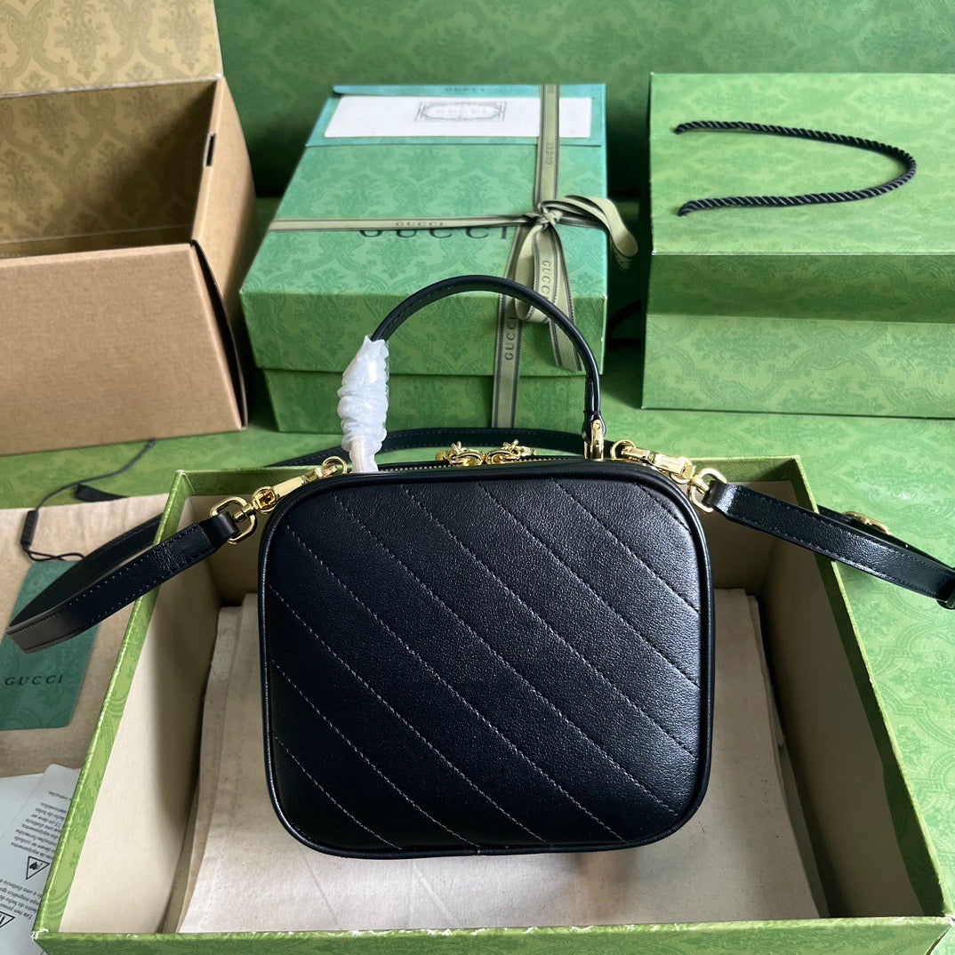 Blondie Top Handle Bag Black