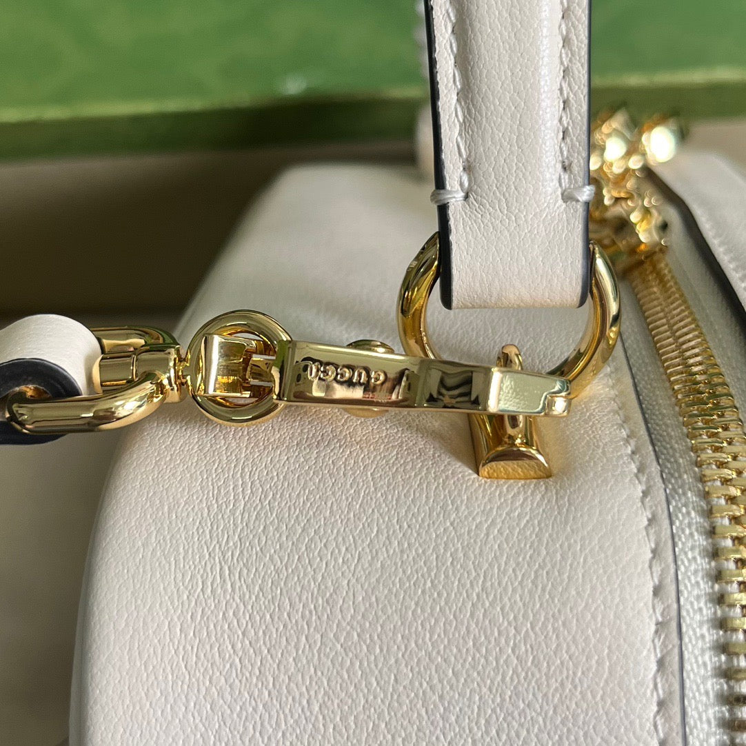 Blondie Top Handle Bag White