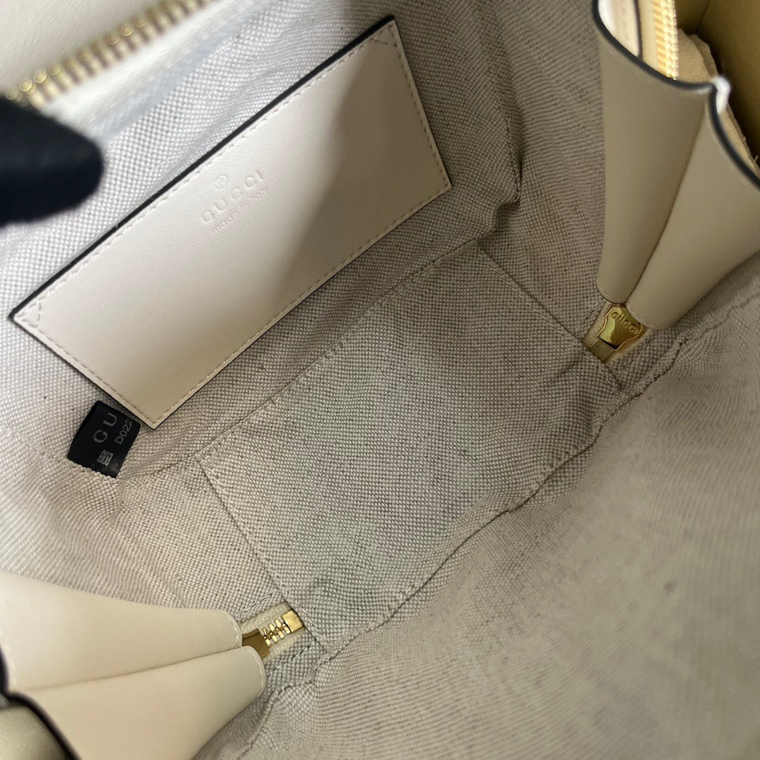 Blondie Top Handle Bag White