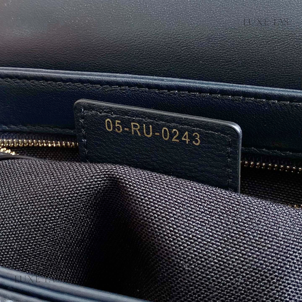 Blue CD Signature Bag With Strap