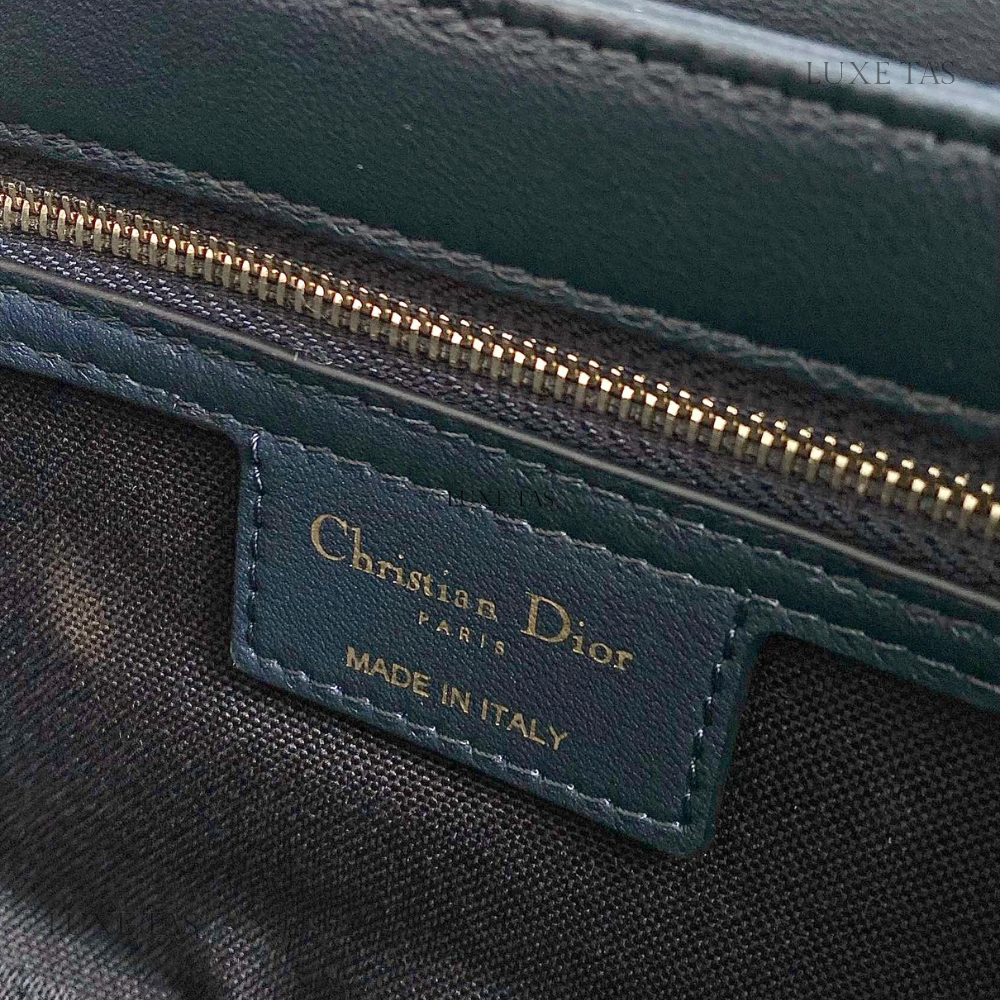 Blue CD Signature Bag With Strap
