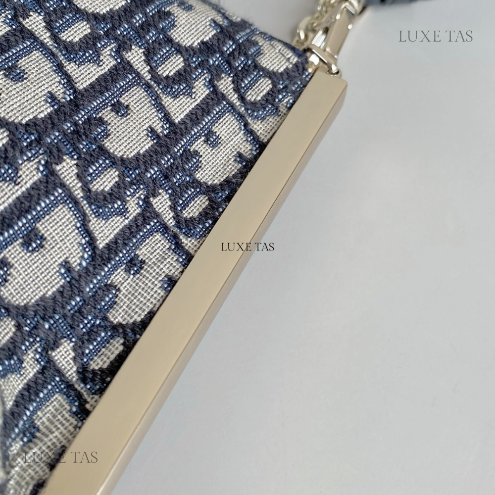Blue Oblique Jacquard D Club Bag