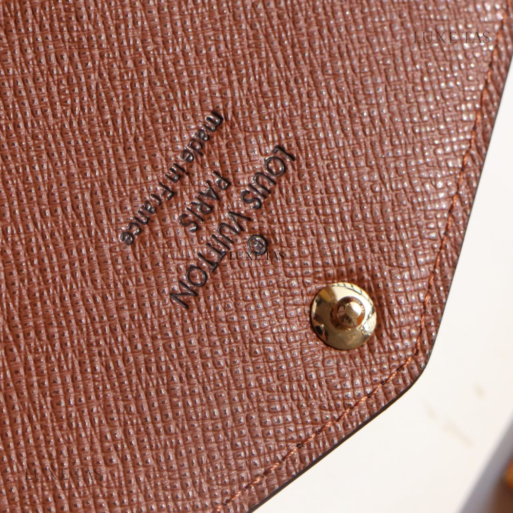 Brown Monogram Canvas Sarah Wallet - Leather Wallet for Women