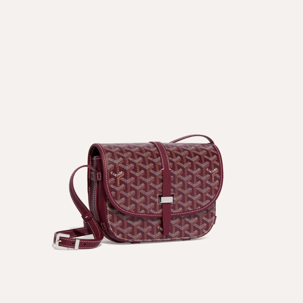 Burgundy Belvedere PM Bag - Leather Crossbody Bag for Women