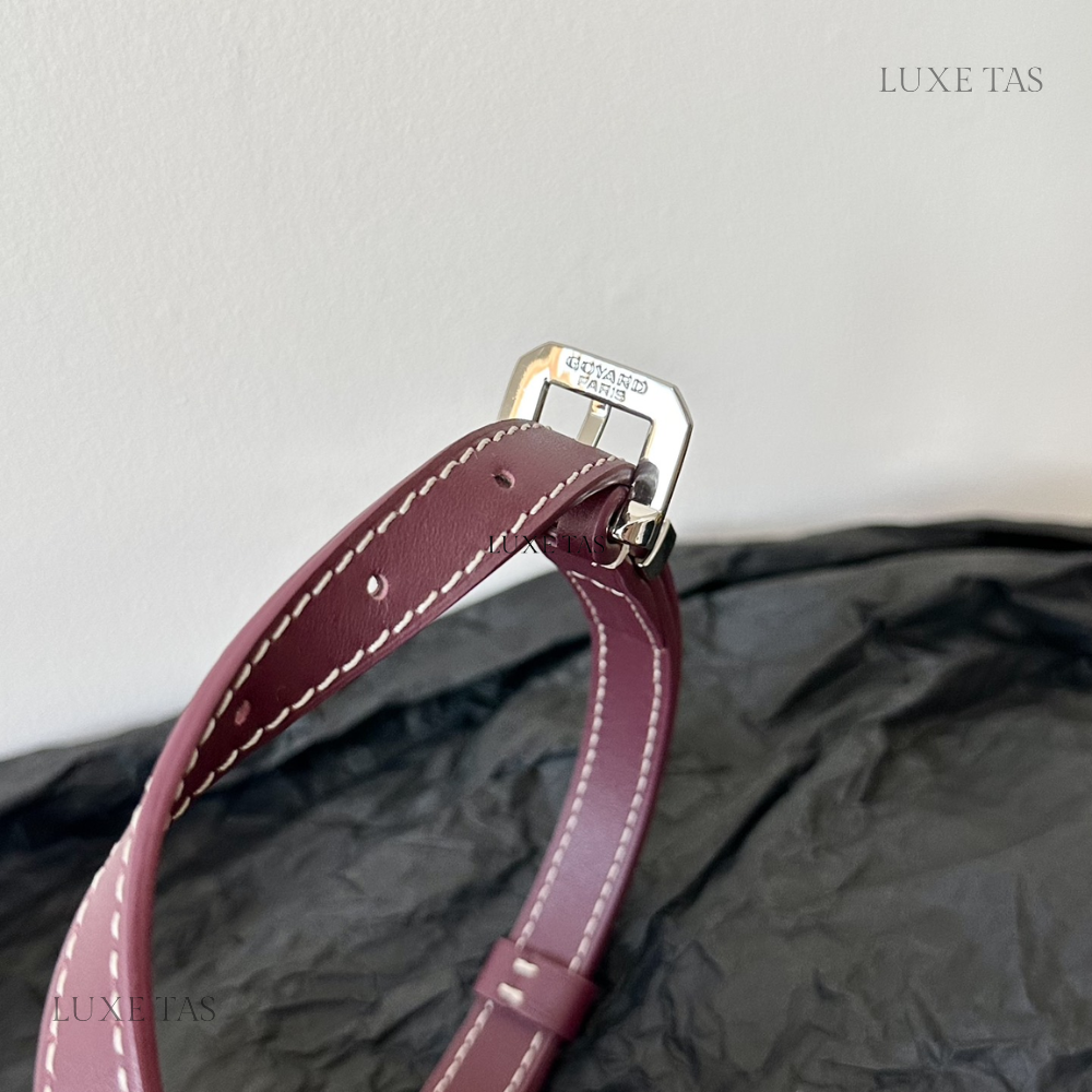 Burgundy Belvedere PM Bag - Leather Crossbody Bag for Women