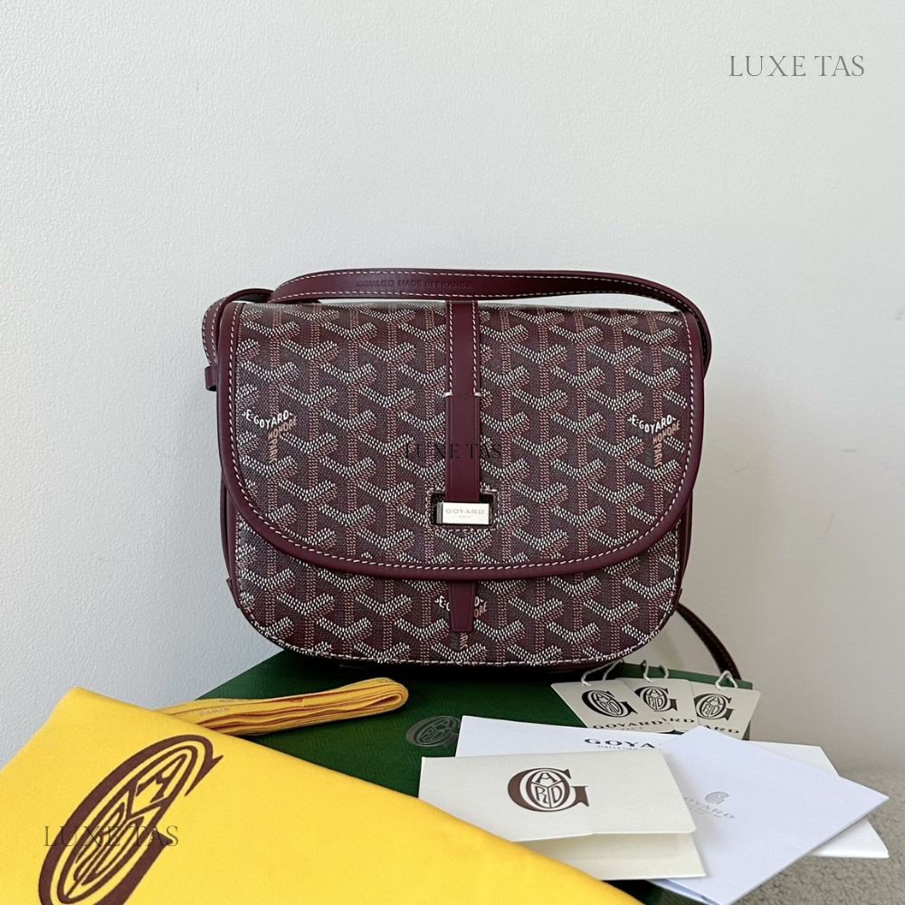Burgundy Belvedere PM Bag - Leather Crossbody Bag for Women