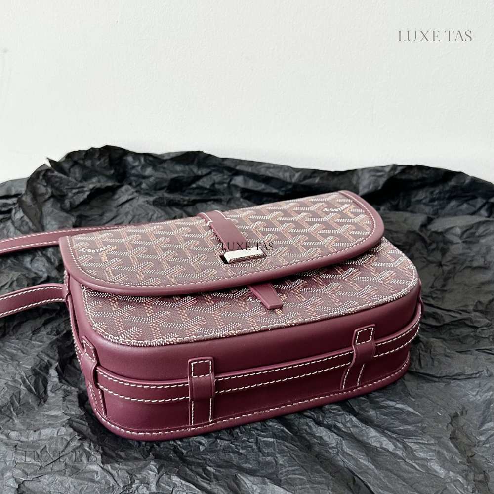 Burgundy Belvedere PM Bag - Leather Crossbody Bag for Women