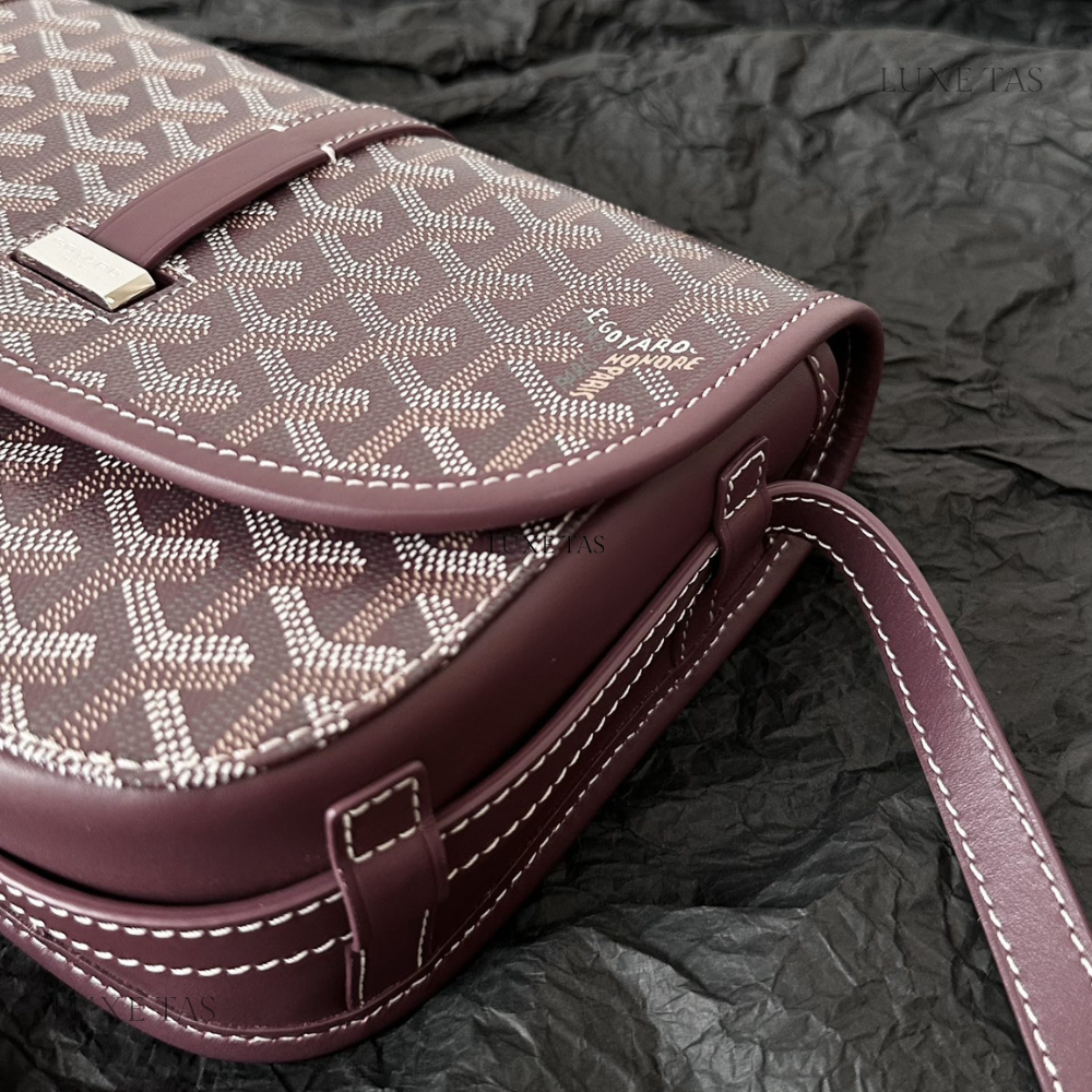 Burgundy Belvedere PM Bag - Leather Crossbody Bag for Women