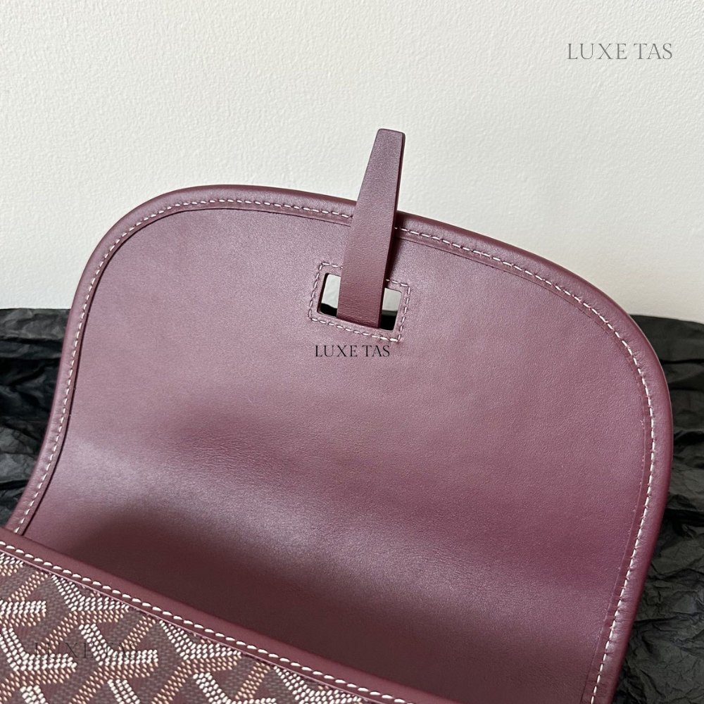 Burgundy Belvedere PM Bag - Leather Crossbody Bag for Women
