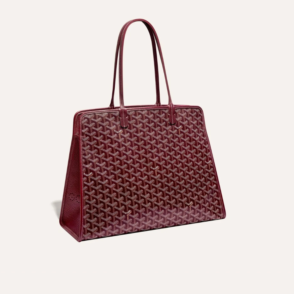 Sac fourre-tout en cuir bordeaux Hardy PM Bag pour femme – Luxe Tas