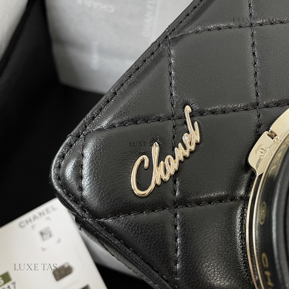 CC Camera Bag - Leather Crossbody Bag for Women