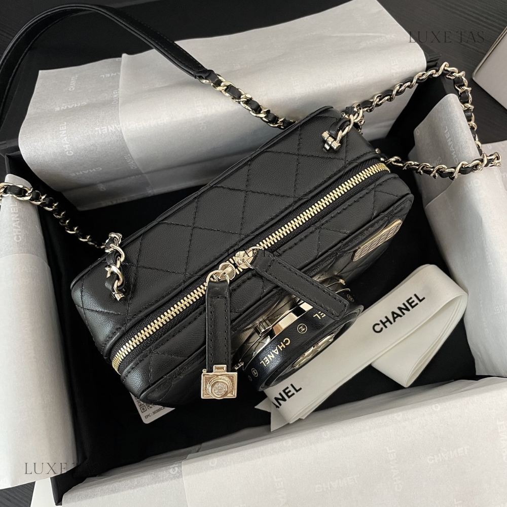 CC Camera Bag - Leather Crossbody Bag for Women