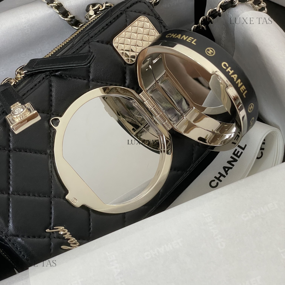 CC Camera Bag - Leather Crossbody Bag for Women