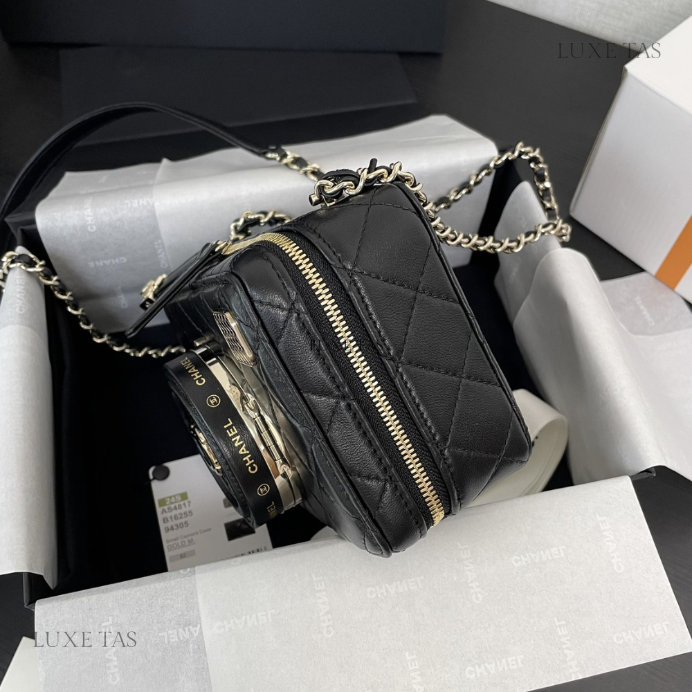 CC Camera Bag - Leather Crossbody Bag for Women
