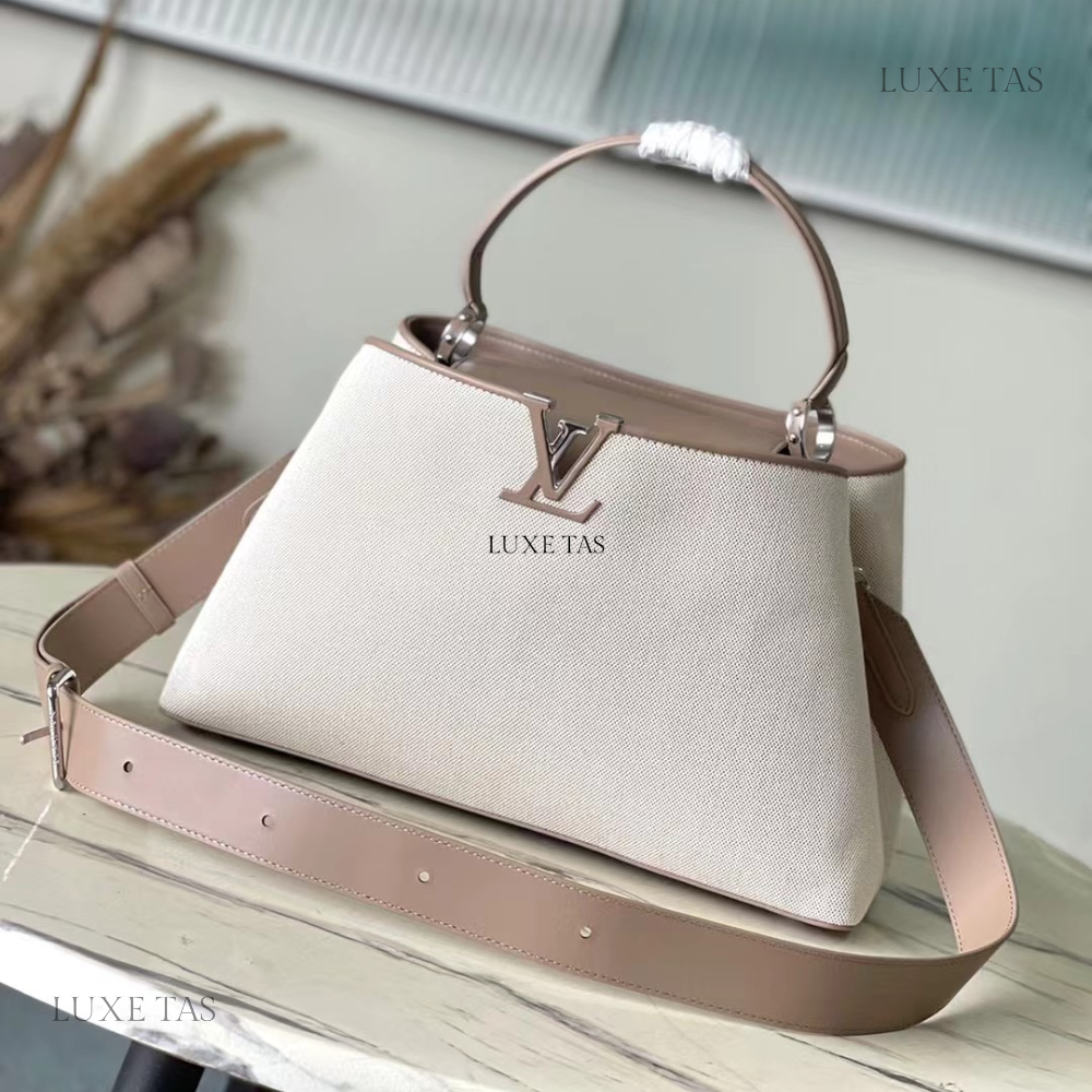 Capucines GM Souple Leather Handbag for Women