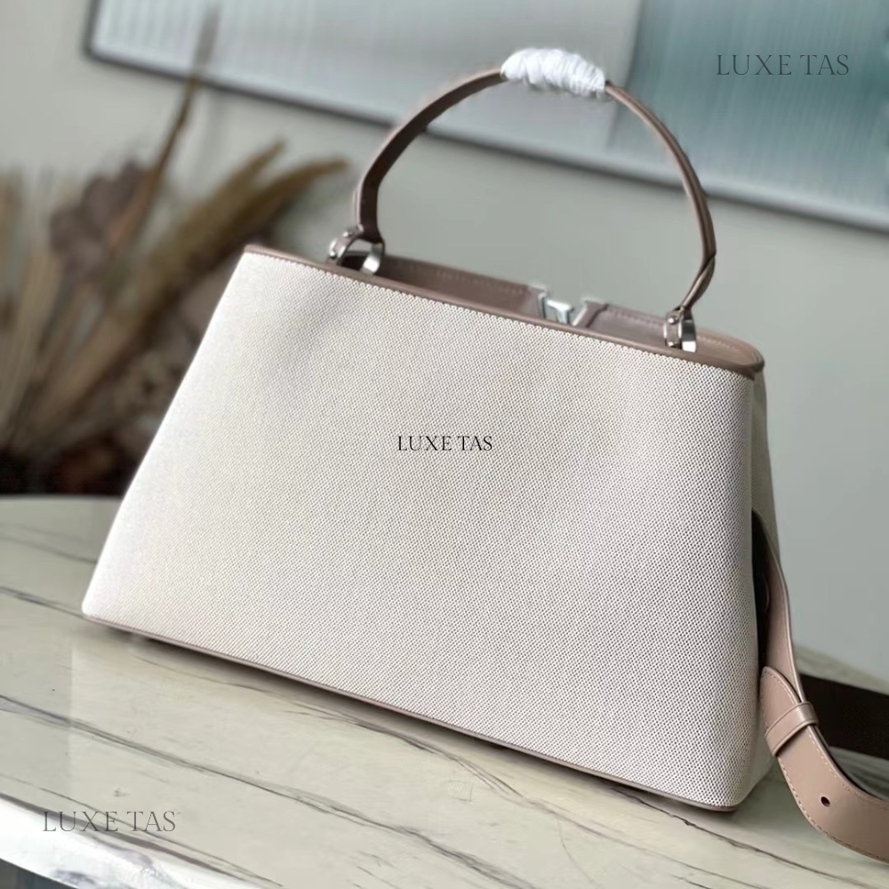 Capucines GM Souple Leather Handbag for Women