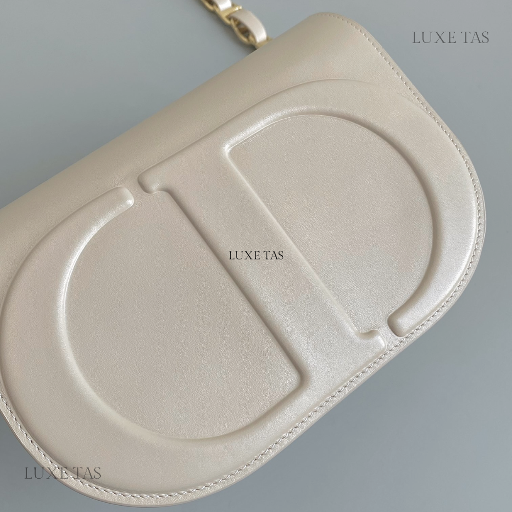 Caramel Beige CD Signature Bag With Strap