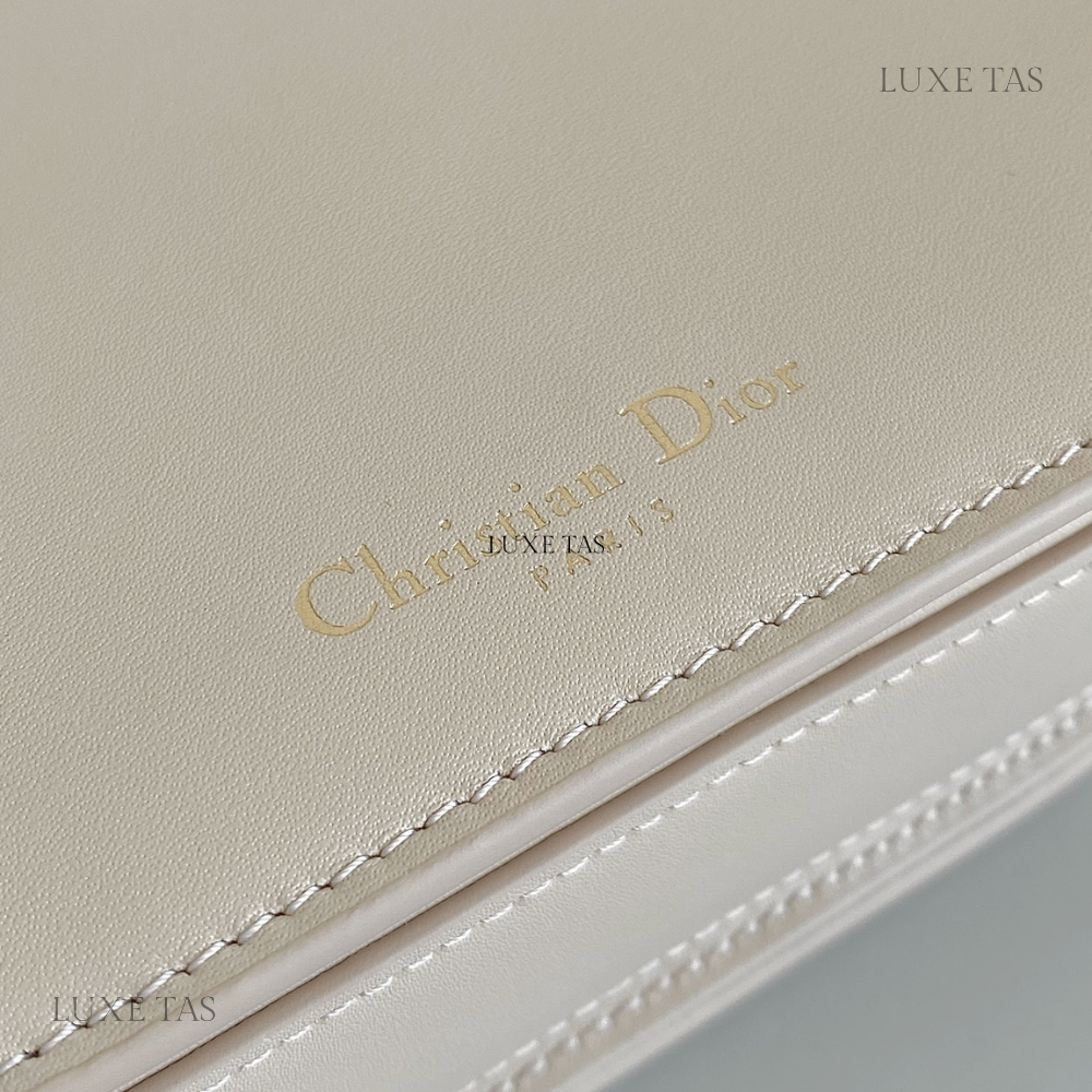 Caramel Beige CD Signature Bag With Strap