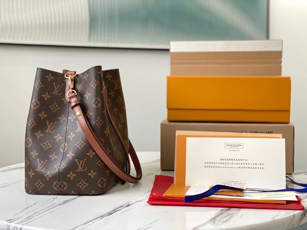 Caramel Monogram NéoNoé MM