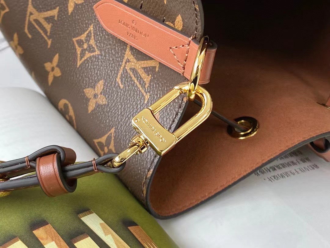 Caramel Monogram NéoNoé MM