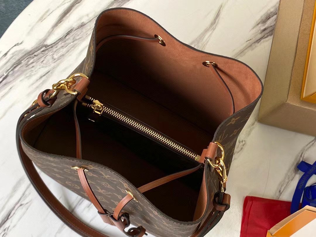 Caramel Monogram NéoNoé MM