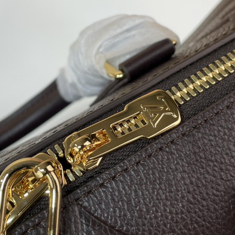 Chocolate Monogram Empreinte Leather Speedy Bandoulière 25 Leather Crossbody Bag for Women
