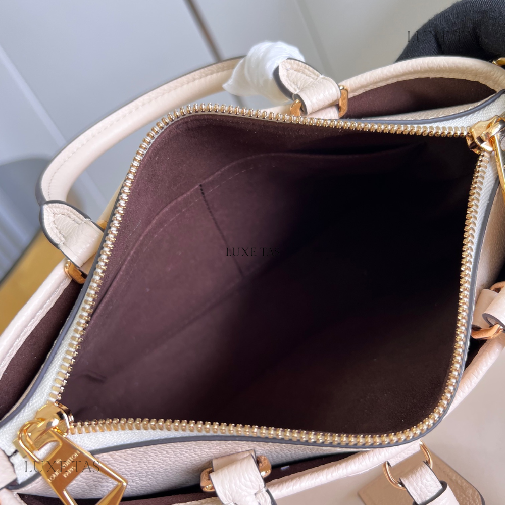Creme Empreinte Leather Trianon PM - Leather Handbag for Women
