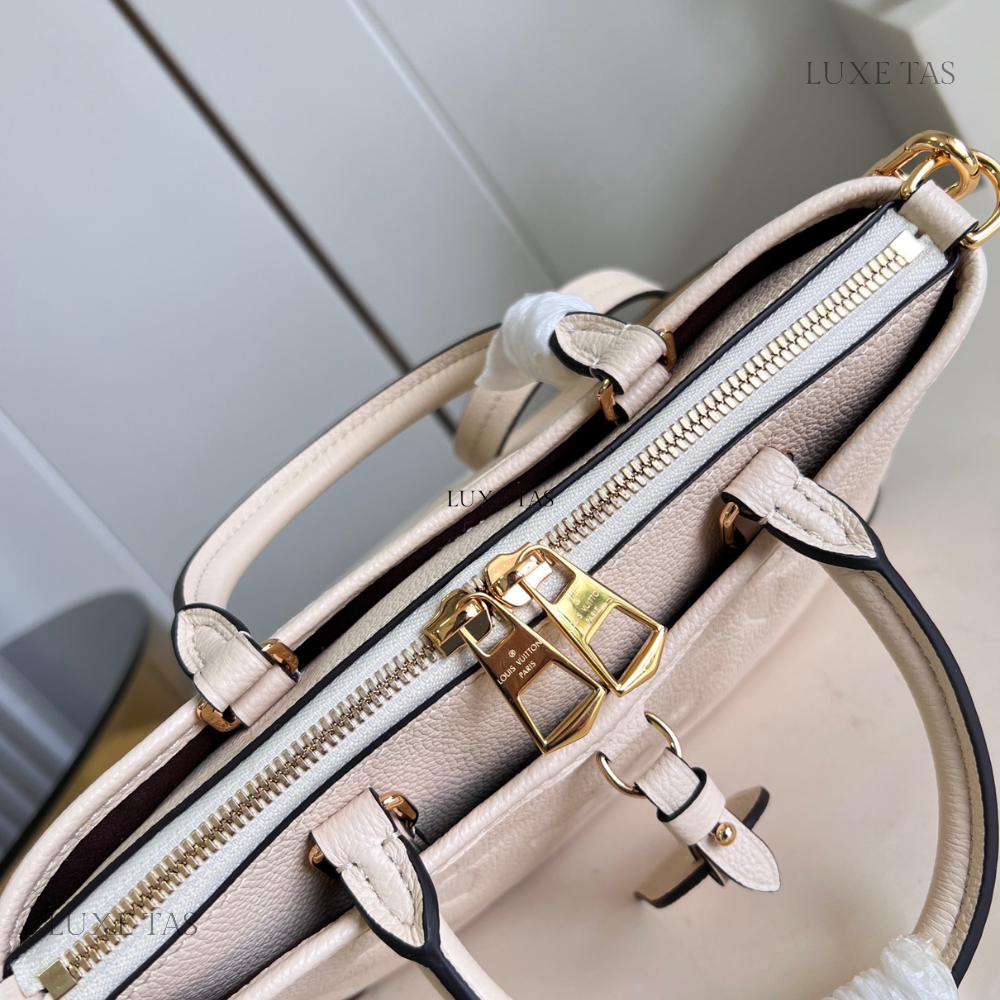 Creme Empreinte Leather Trianon PM - Leather Handbag for Women
