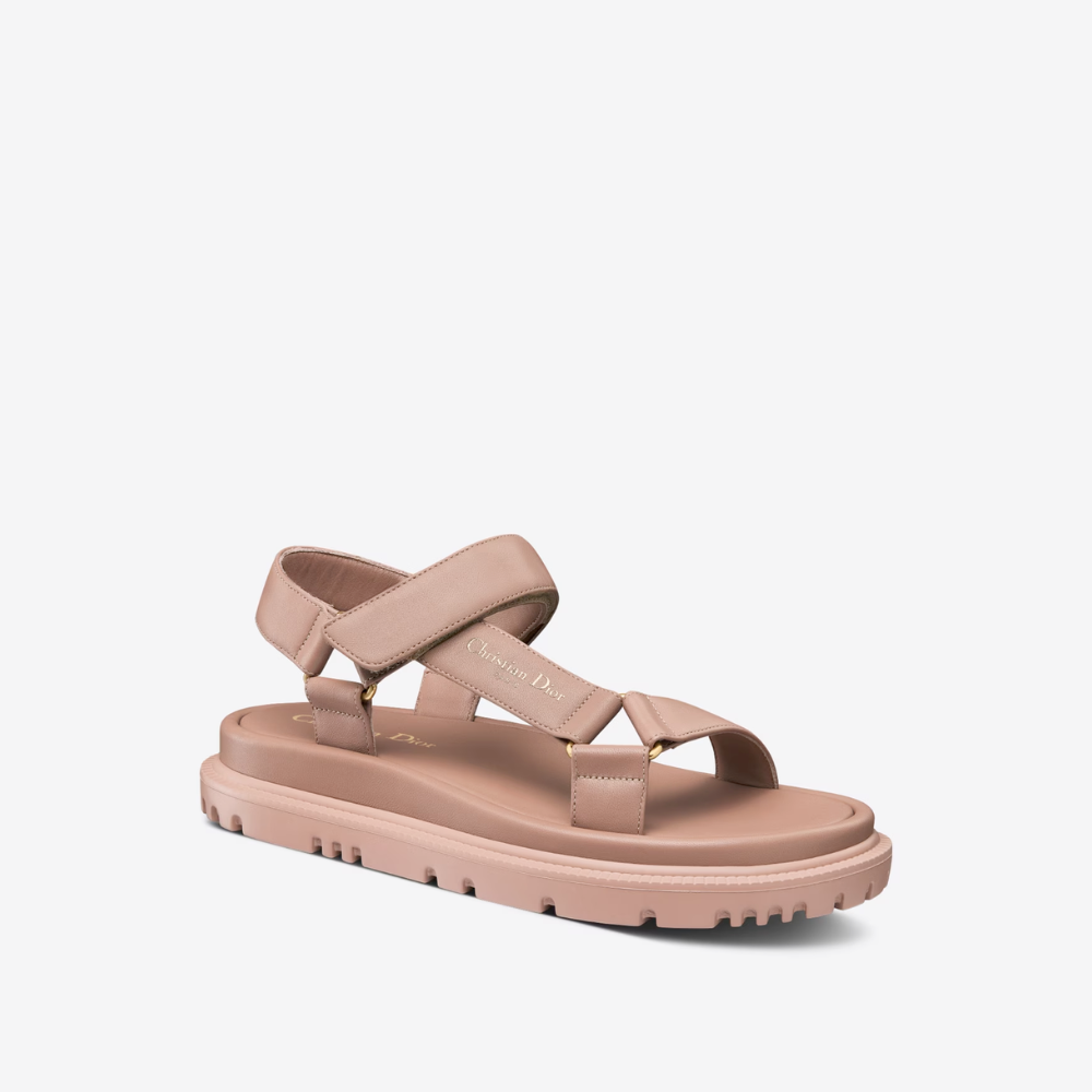 D-Wave Sandal Power Pink Lammleder - Designer Pantoletten & Sandalen für Damen