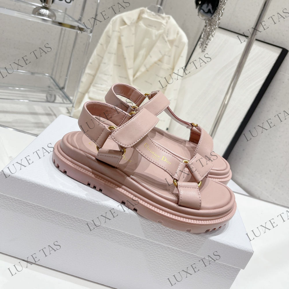 D-Wave Sandal Power Pink Lammleder - Designer Pantoletten & Sandalen für Damen