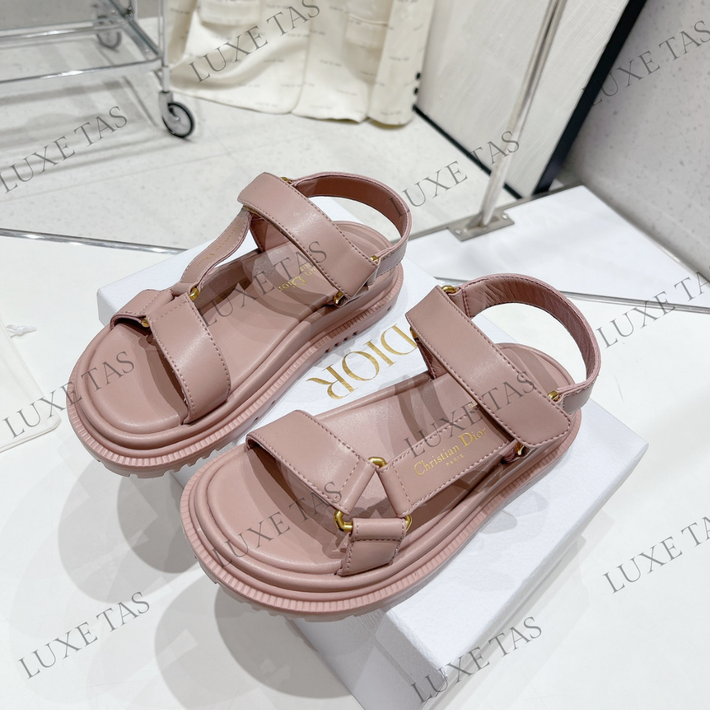D-Wave Sandal Power Pink Lammleder - Designer Pantoletten & Sandalen für Damen