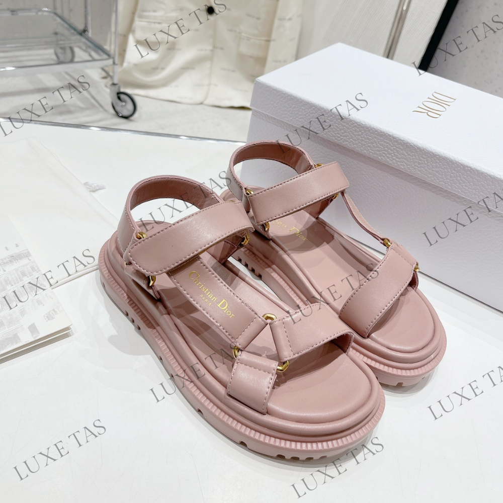 D-Wave Sandal Power Pink Lammleder - Designer Pantoletten & Sandalen für Damen