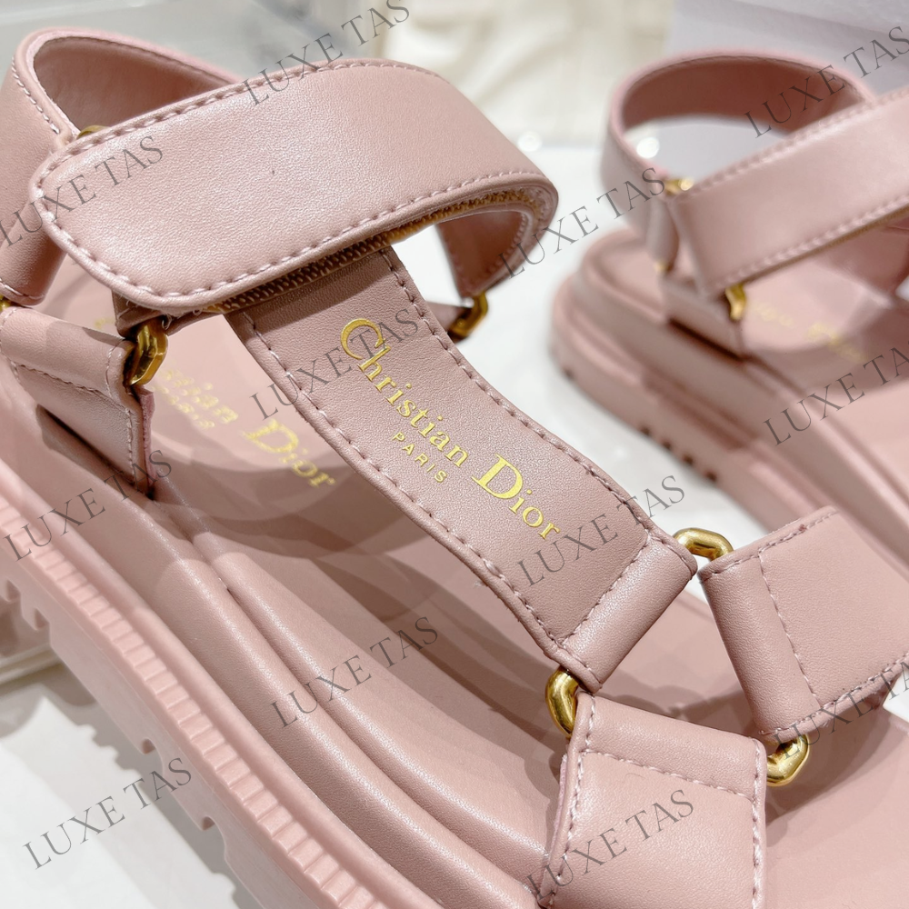 D-Wave Sandal Power Pink Lammleder - Designer Pantoletten & Sandalen für Damen