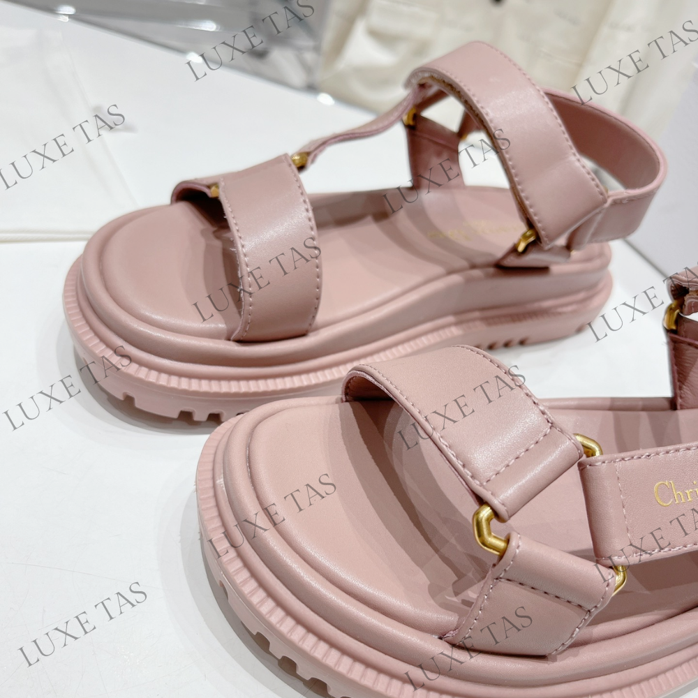 D-Wave Sandal Power Pink Lammleder - Designer Pantoletten & Sandalen für Damen