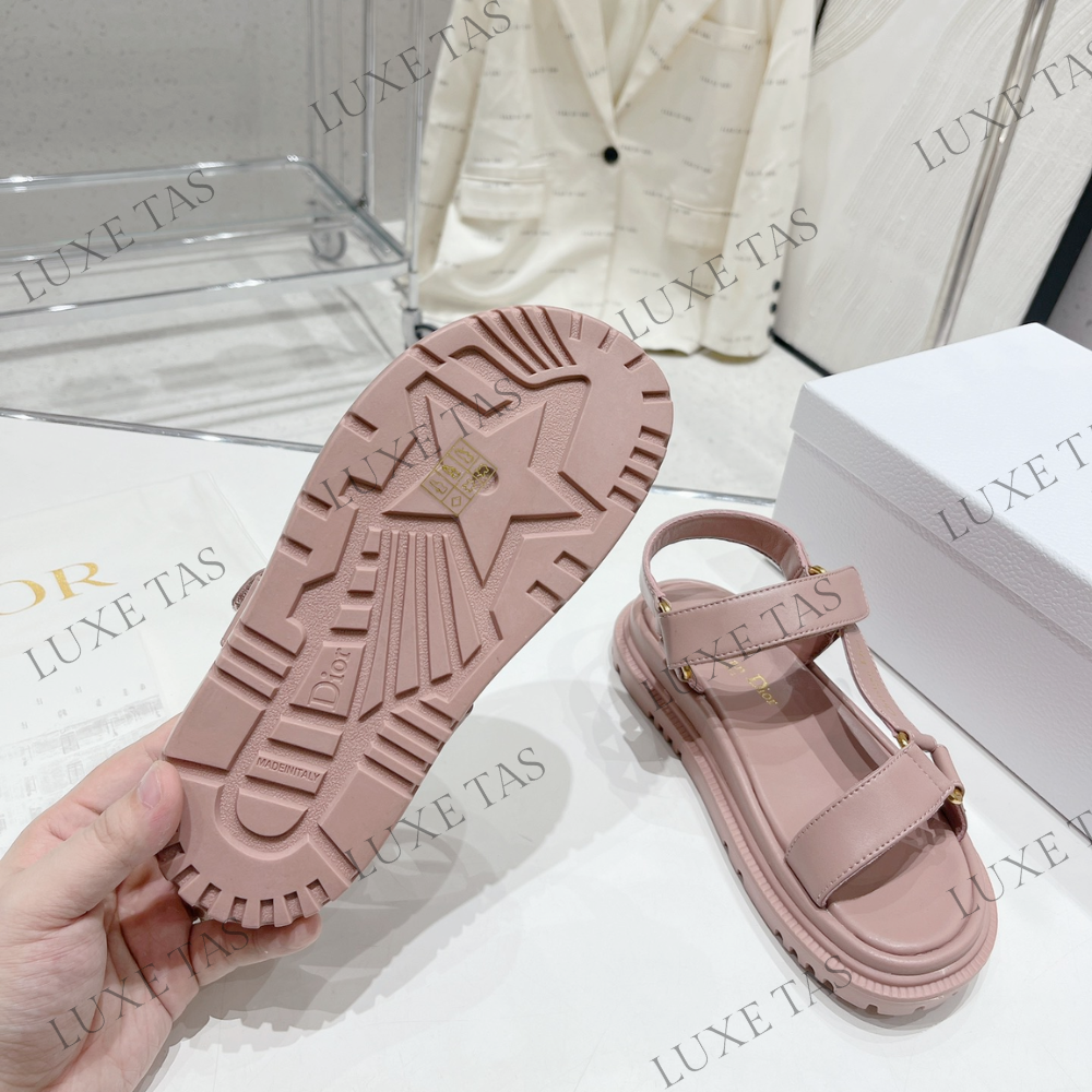 D-Wave Sandal Power Pink Lammleder - Designer Pantoletten & Sandalen für Damen