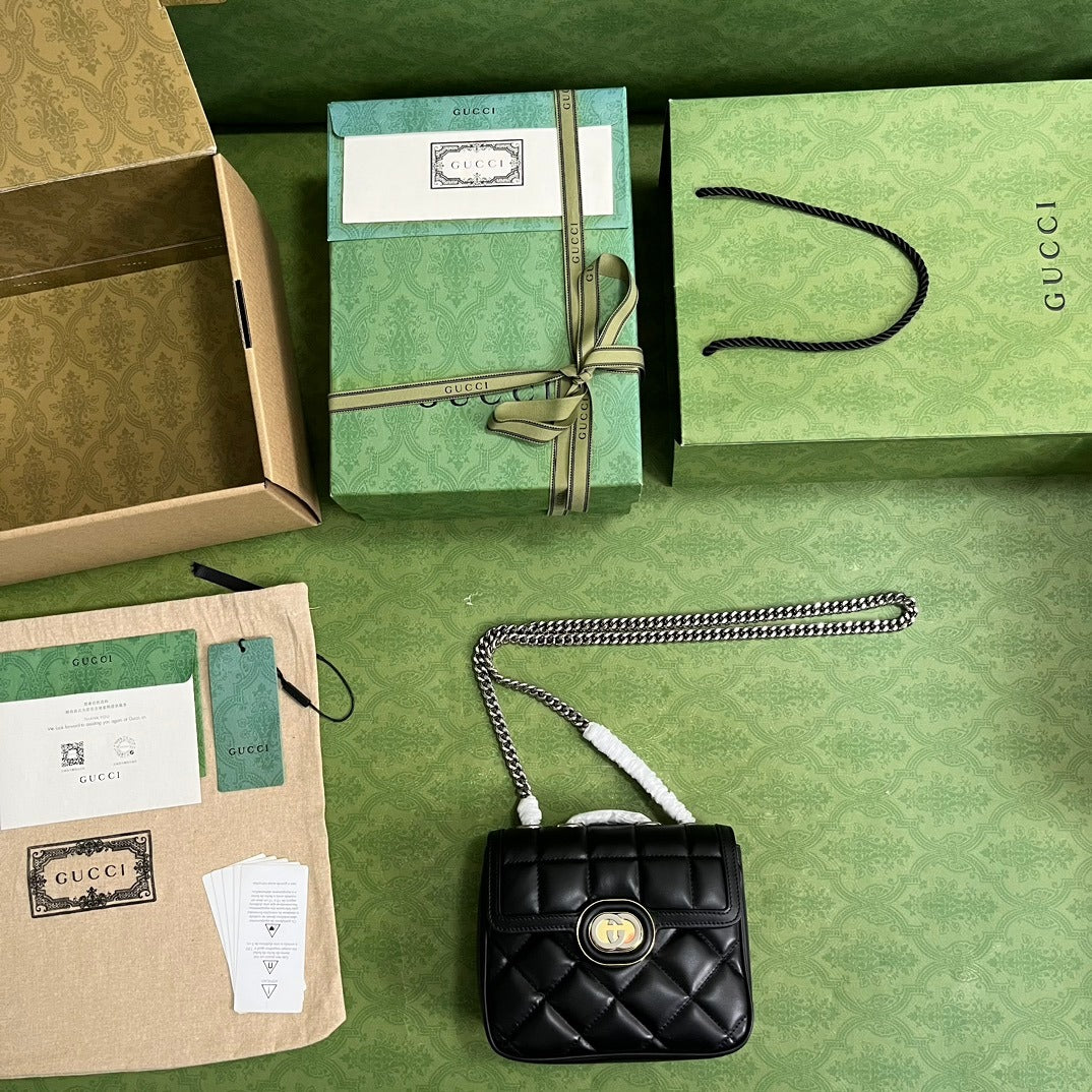 Deco Mini Shoulder Bag Black