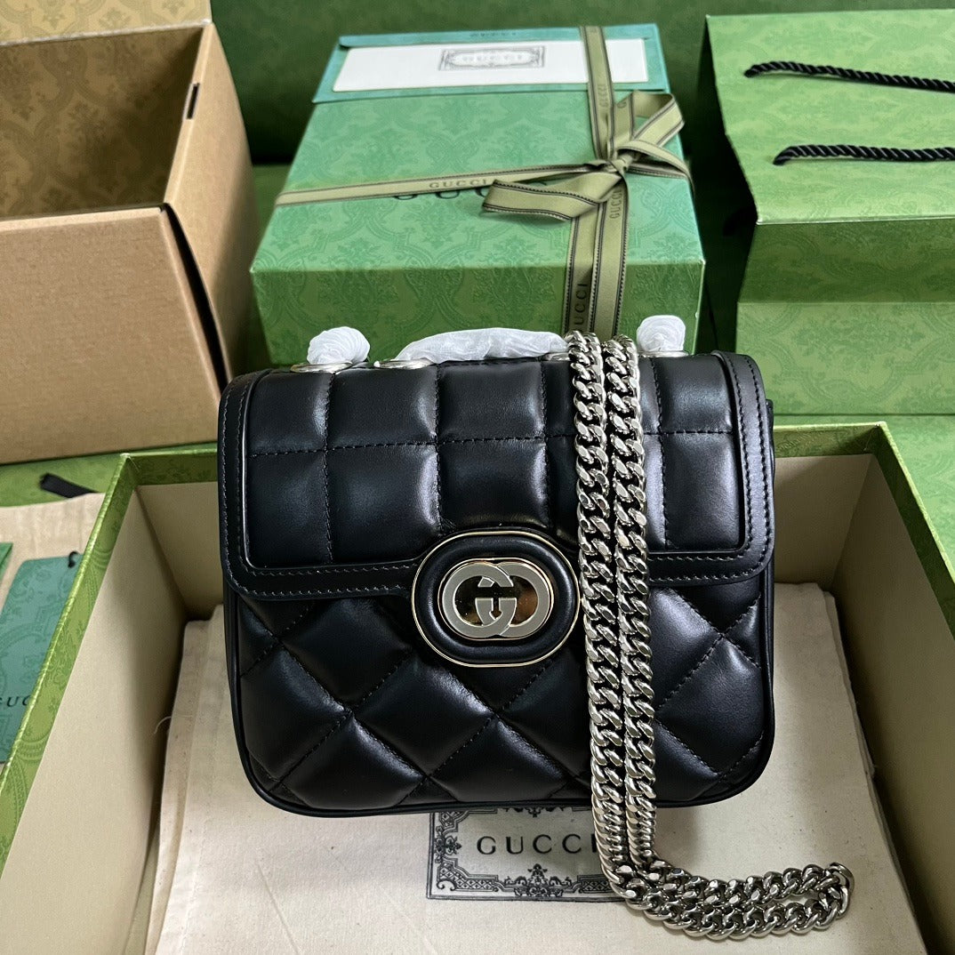 Deco Mini Shoulder Bag Black