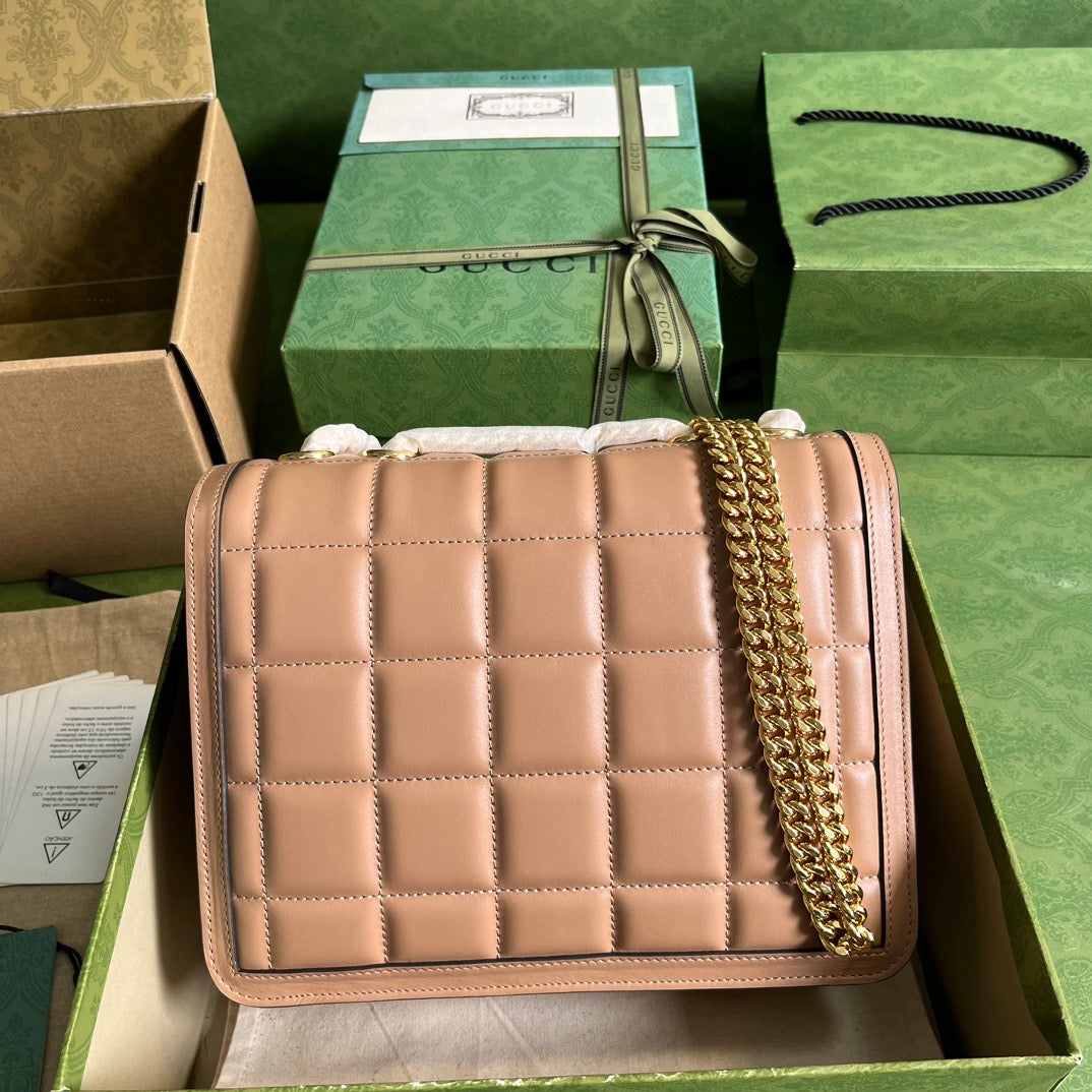 Deco Small Shoulder Bag Rose Beige