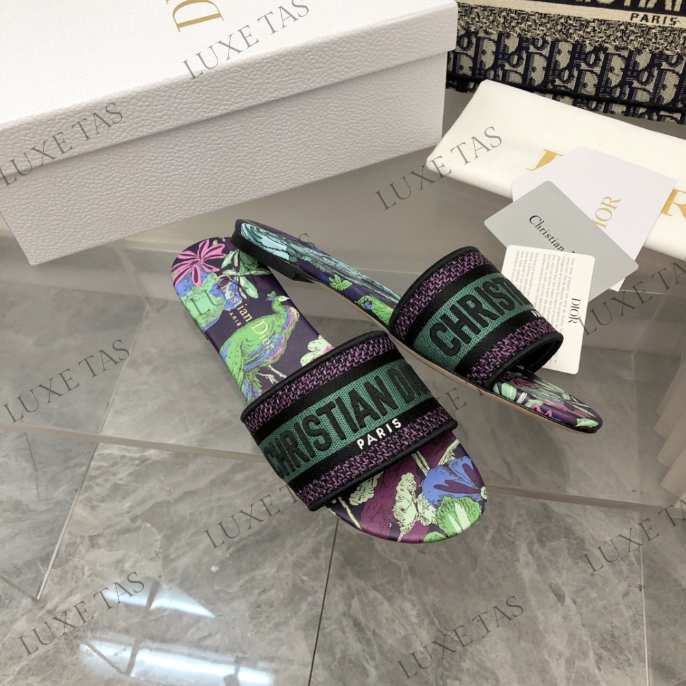 Dway Heeled Slide Multicolor